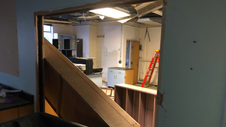 Lab renovation in progress